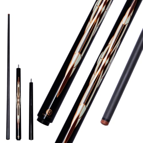 KHEALING Billardqueue aus Kohlefaser, 12,9 mm Kopf, 3 Abschnitte, 147 cm, 567 - 625 g, professioneller Break und Jump Queue für Profis und Amateure KHEALING Billardqueue aus Kohlefaser, 12,9 mm Kopf, 3 Abschnitte, 147 cm, 567 - 625 g, professioneller Break und Jump Queue für Profis und Amateure von KHEALING