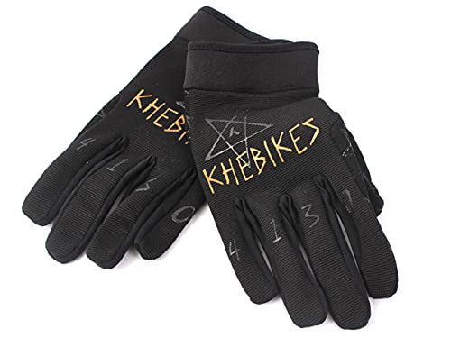 KHE 4130 BMX Handschuhe Dirt-Jump MTB Scooter Schwarz Größe L von KHEbikes