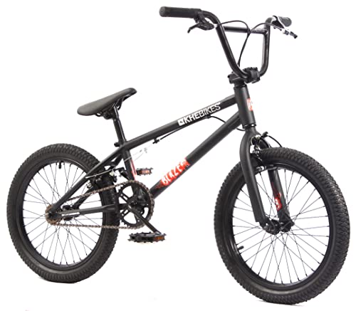 KHE BMX Fahrrad Blaze 18 Zoll patentierter Affix Rotor schwarz matt nur 10,2kg von KHEbikes