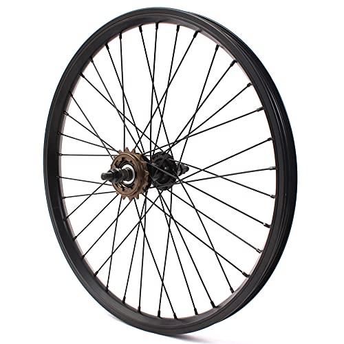 KHE BMX Hinterrad 20 Zoll 10mm Achse 7500 Aluminium Felge 36Loch schwarz 16 Zähne Ritzel KHE BMX Hinterrad 20 Zoll 10mm Achse 7500 Aluminium Felge 36Loch schwarz 16 Zähne Ritzel von KHEbikes