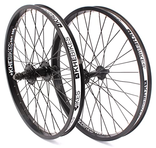 KHE BMX Laufradsatz MVP Alu 36 Loch schwarz 9T Ritzel Felgenband Made in Germany KHE BMX Laufradsatz MVP Alu 36 Loch schwarz 9T Ritzel Felgenband Made in Germany von KHEbikes