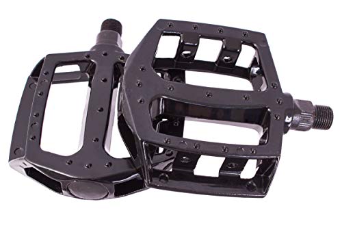 KHE BMX Pedale Proof Aluminium schwarz 9/16" Zoll CrMo Achse 86mm breit nur 392g KHE BMX Pedale Proof Aluminium schwarz 9/16" Zoll CrMo Achse 86mm breit nur 392g von KHEbikes