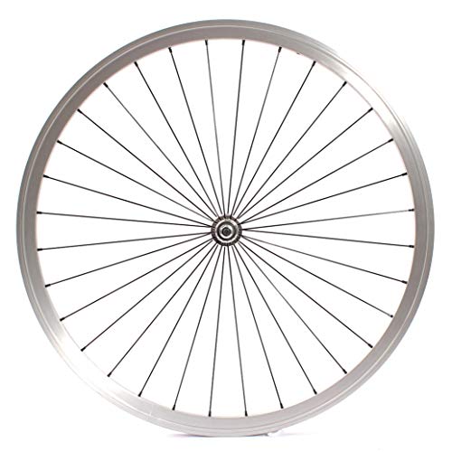 KHE Fixie Laufrad vorne 700c 28" Industriegelagert 32 Loch Silber Doppelkammerfelge KHE Fixie Laufrad vorne 700c 28" Industriegelagert 32 Loch Silber Doppelkammerfelge von KHEbikes