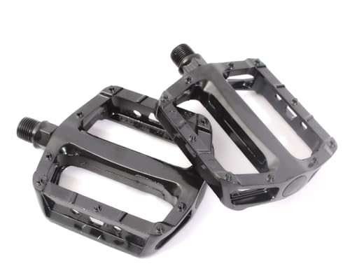 KHE Prism BMX Pedale Aluminium 9/16" Zoll schwarz 90mm breit Baron Stahl Achse KHE Prism BMX Pedale Aluminium 9/16" Zoll schwarz 90mm breit Baron Stahl Achse von KHEbikes