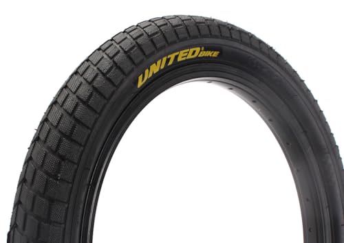 KHE x United 16" Zoll BMX Freestyle Reifen 2,125" Zoll schwarz nur 530g KHE x United 16" Zoll BMX Freestyle Reifen 2,125" Zoll schwarz nur 530g von KHEbikes