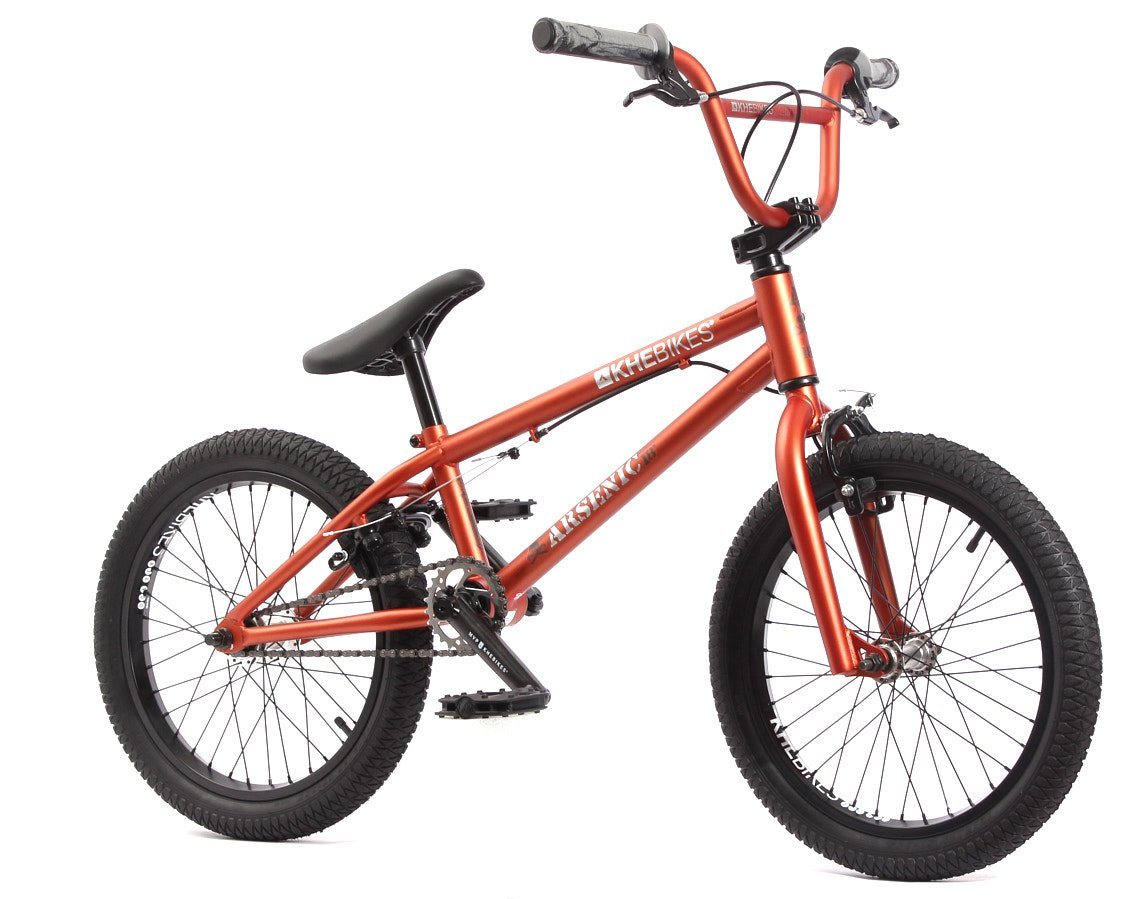 KHEbikes BMX-Rad BMX Fahrrad KHE ARSENIC 18 Zoll 10,1kg Kupfer, 18 Zoll, 10.1kg, AFFIX 360° Rotor KHEbikes BMX-Rad BMX Fahrrad KHE ARSENIC 18 Zoll 10,1kg Kupfer, 18 Zoll, 10.1kg, AFFIX 360° Rotor von KHEbikes
