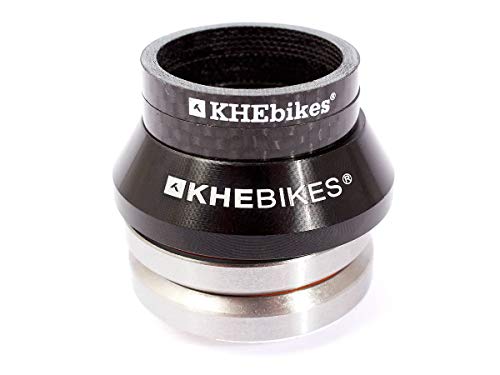 KHEbikes KHE BMX Steuersatz industriegelagert schwarz 2 Carbon Spacer Laser Logo nur 78g KHEbikes KHE BMX Steuersatz industriegelagert schwarz 2 Carbon Spacer Laser Logo nur 78g von KHEbikes