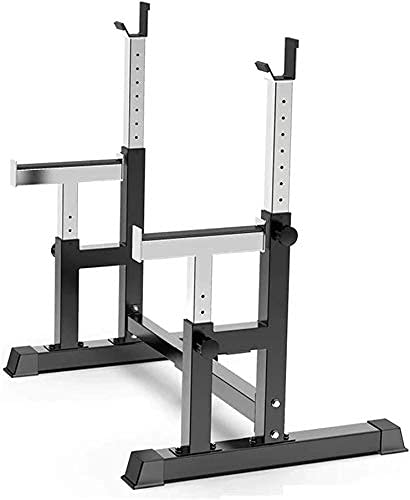 Multifunktionale Hantelbank Fitness Langhantelablage Dip-Ständer Langhantelständer Gewichtheberablage Home Gym Fitness Krafttrainingsstation,A von KHYTEBV