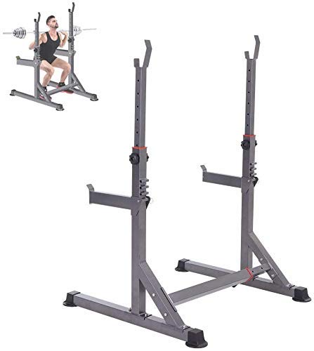 Squat Rack Hantelständer und Squat Rack Ablage höhenverstellbar, Hantelablage, Squat Rack Langhantelablage, Langhantelablage von KHYTEBV