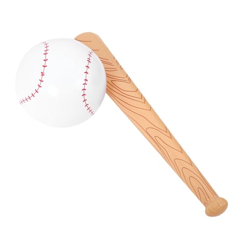 KICHOUSE 1 Set Aufblasbarer Baseballschläger Aufblasbarer Spielzeug Künstlicher Holzschläger Aufblasbarer Hammer Sport Motto Party Versorgung Geburtstagsparty von KICHOUSE