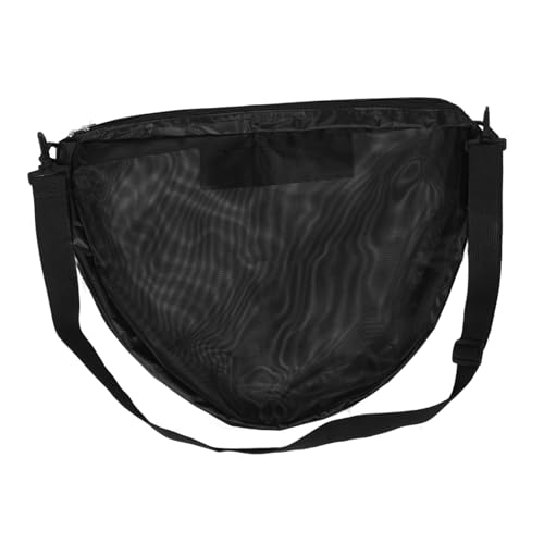 KICHOUSE Ballbeutel-Aufbewahrungstasche Mesh-Tasche Schwimmen Volleyballtasche Ball-Sling-Rucksack Tragbare Balltasche Basketballtasche Tragetasche Für Basketball Netz Black von KICHOUSE