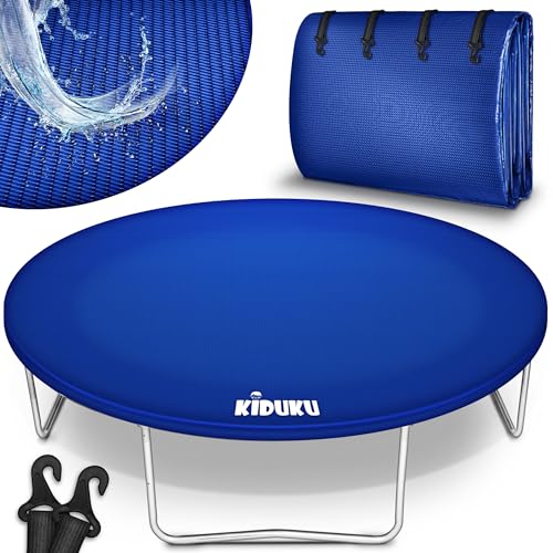 KIDUKU Trampolin Abdeckung 427 cm | Regenabdeckung wetterfest, reißfest & UV-beständig | Outdoor Wetterschutzplane KIDUKU Trampolin Abdeckung 427 cm | Regenabdeckung wetterfest, reißfest & UV-beständig | Outdoor Wetterschutzplane von KIDUKU