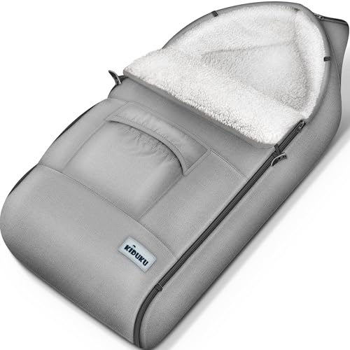 KIDUKU Winterfußsack für Kinderwagen Buggy - Babyfußsack waschbar | Fußsack Babyschale mit Reißverschluss & Tasche KIDUKU Winterfußsack für Kinderwagen Buggy - Babyfußsack waschbar | Fußsack Babyschale mit Reißverschluss & Tasche von KIDUKU