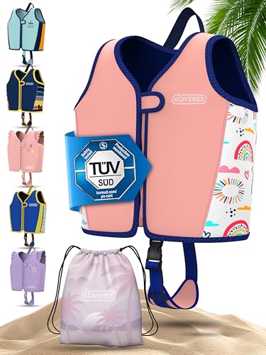 KIDVERSE Schwimmweste für Kinder von 3-6 Jahren - Sicheres Schwimmen für Jungen und Mädchen - TÜV Geprüfte Qualität – Schwimmhilfe für Kinder - Schwimmweste Kinder & Kleinkinder KIDVERSE Schwimmweste für Kinder von 3-6 Jahren - Sicheres Schwimmen für Jungen und Mädchen - TÜV Geprüfte Qualität – Schwimmhilfe für Kinder - Schwimmweste Kinder & Kleinkinder von KIDVERSE