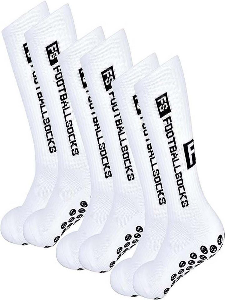 KIKI ABS-Socken Fußball Socken,Outdoor Sport Laufsocken,Jugend Stutzen( 39-46) (3-Paar) von KIKI