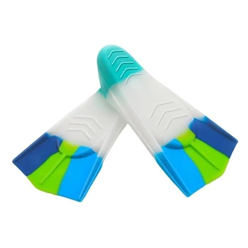 Tauch-Flip-Flops, verstellbare Herren- und Damen-Freistil-Tauch-Trainingsschuhe, Silikon-Flip-Flops ( Color : 12 , Size : XS ) von KIKYKUBBLETASW