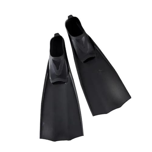 Tauch-Flip-Flops, verstellbare Herren- und Damen-Freistil-Tauch-Trainingsschuhe, Silikon-Flip-Flops ( Color : Black , Size : L 38-39 ) von KIKYKUBBLETASW