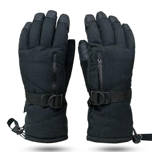 Winterhandschuhe for Damen und Herren, Autofahren, Motorradhandschuhe, winddicht, warme Winterhandschuhe, flexibler Griff, bequeme Fahrradhandschuhe for Outdoor-Ski, Radfahren, Camping, Angeln, Autofa von KIKYKUBBLETASW