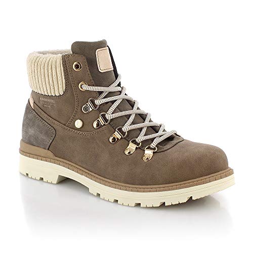 KIMBERFEEL Damen Milena Schneestiefel, braun, 40 EU von KIMBERFEEL