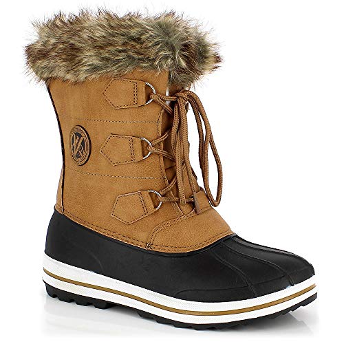 Kimberfeel Adriana Baby-Schneestiefel, Unisex, Beige, 25 von KIMBERFEEL