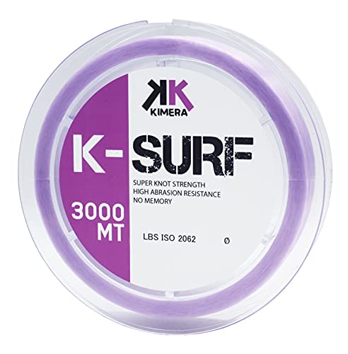 KIMERA Mt 3000, K-surf Angelschnur, Hellviolett, 0.22 von KIMERA