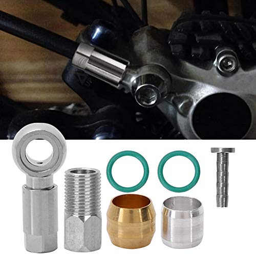 KIMISS Bremsschlauch-Set, Shimano-Hohlschraube, Kupfer-Olivenschlauch-Adapter, Fahrrad-Armaturen-Set für Bh90-Fahrräder KIMISS Bremsschlauch-Set, Shimano-Hohlschraube, Kupfer-Olivenschlauch-Adapter, Fahrrad-Armaturen-Set für Bh90-Fahrräder von KIMISS