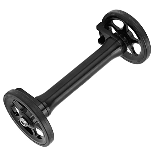 KIMISS Easy Wheel Extension, Stärke Leichte Teleskop-Brompton Easy Wheel Bar High Extender Faltradstange für Brompton 3sixtyBlack (Schwarz) von KIMISS