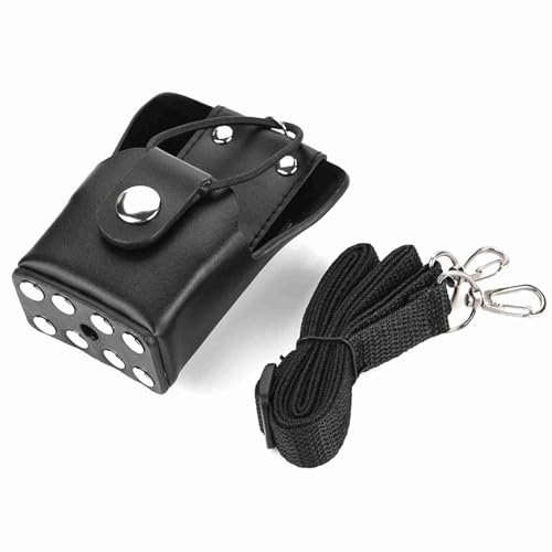 KIMISS Funkgerät Ledertasche,Radio Halter Radio Holster Schwarz Leder Ledertasche für Gp328Plus Gp338Plug Gp344 Gp388 Walkie Talkie Radio mit Lanyar KIMISS Funkgerät Ledertasche,Radio Halter Radio Holster Schwarz Leder Ledertasche für Gp328Plus Gp338Plug Gp344 Gp388 Walkie Talkie Radio mit Lanyar von KIMISS