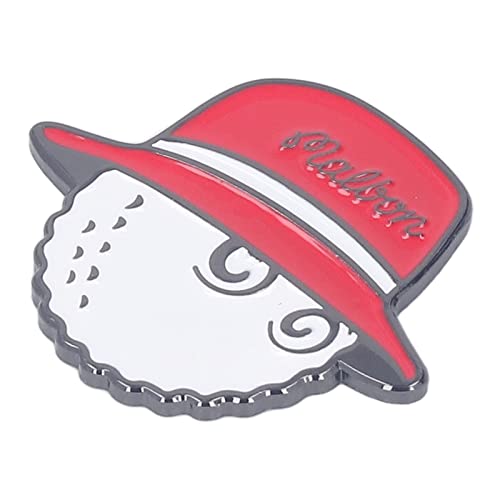 KIMISS Golfball-Marker-Hutclips aus Zinklegierung – Abnehmbarer Magnetischer, Rostfreier Kappen-Clip-Marker, Ideal für Männer, Frauen und Erwachsene – Leichtes, Tragbares von KIMISS