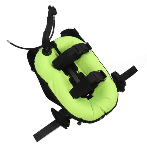 KIMISS Reise-Tauchjacket, Leicht, mit Verstellbaren Trägern, Multifunktionalen Taschen und Haken, Back-Float-Design für Epische Unterwasserabenteuer, Geeignet für Tauchbegeisterte (Green) von KIMISS