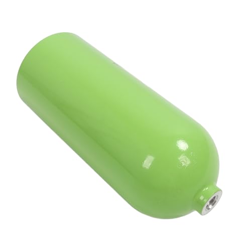 KIMISS Tauchausrüstung für Tauchflaschen, 3 L, mit Schutzbrille und, Aluminium-Sauerstoffflaschen-Set für Atemtraining Beim Unterwassertauchen (Green) von KIMISS
