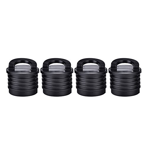 KIMISS Universal Bootsstopfen für Schnellboote, 40 Mm, Schwarzes Gummi, 4 Stück, Boot, Kanu, Boot, Attika, Stopper, Bungs, Abflusslöcher, Stopfen, Zubehör, Schwarz KIMISS Universal Bootsstopfen für Schnellboote, 40 Mm, Schwarzes Gummi, 4 Stück, Boot, Kanu, Boot, Attika, Stopper, Bungs, Abflusslöcher, Stopfen, Zubehör, Schwarz von KIMISS