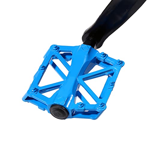Premium-Qualität, 1 Paar Aluminium-MTB-Rennradpedale – rutschfest, Langlebig und Rostfrei – (Blue) von KIMISS
