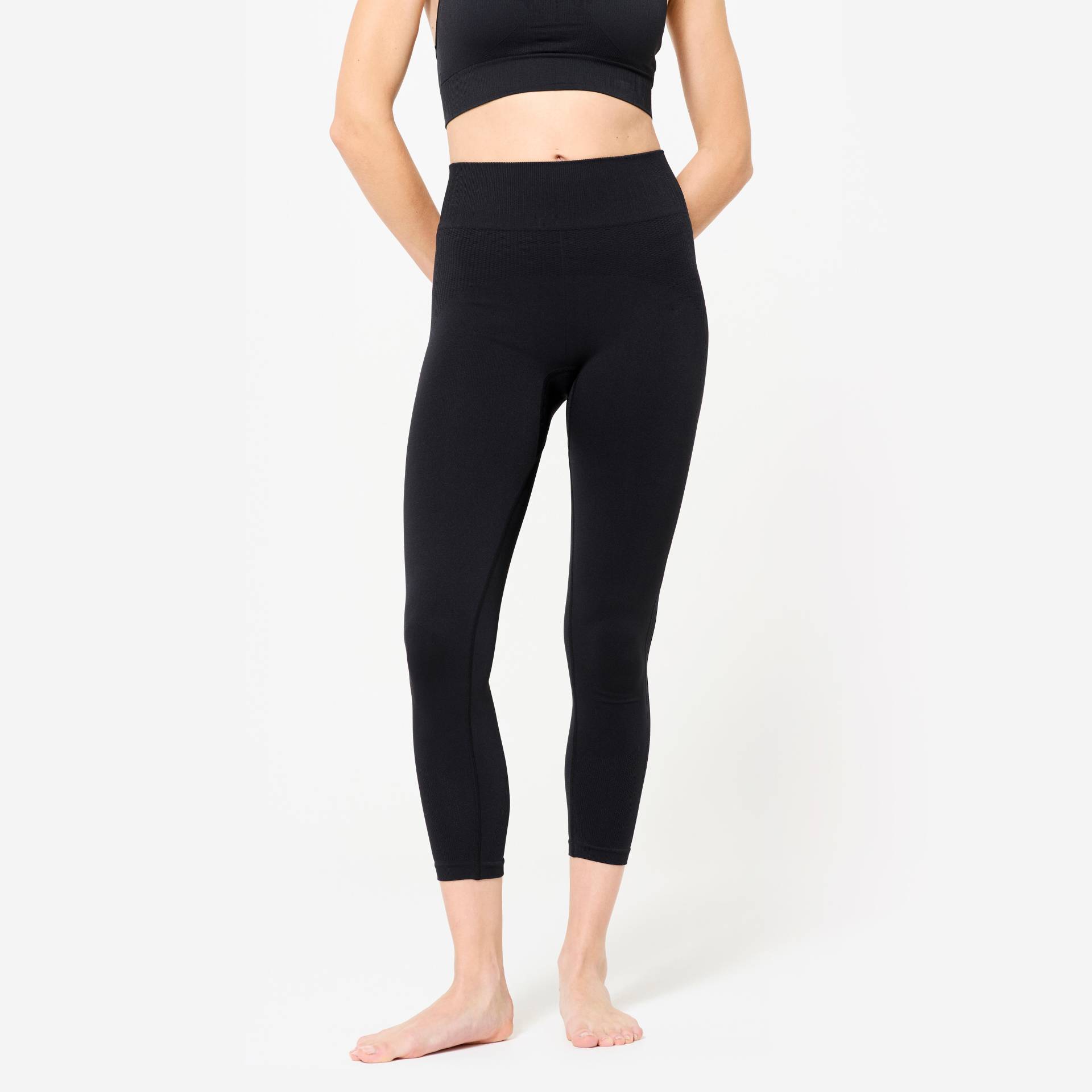 7/8-Leggings Yoga nahtlos - Premium schwarz 7/8-Leggings Yoga nahtlos - Premium schwarz von KIMJALY