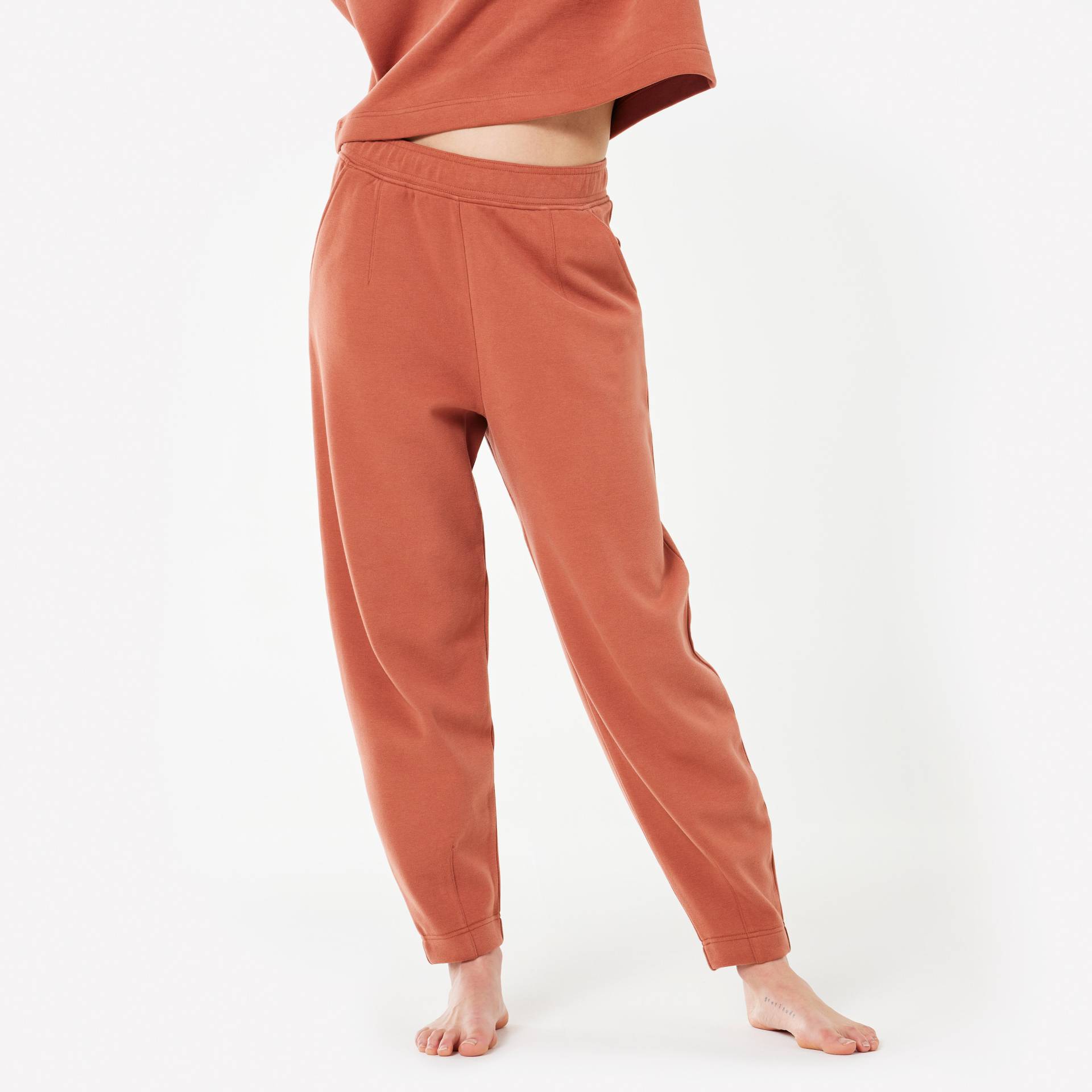 Hose Damen sanftes Yoga warm - terracotta von KIMJALY