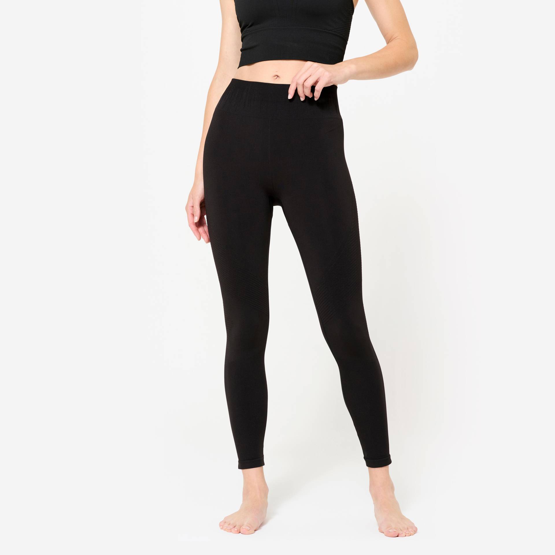 Lange Leggings Yoga nahtlos schwarz Lange Leggings Yoga nahtlos schwarz von KIMJALY