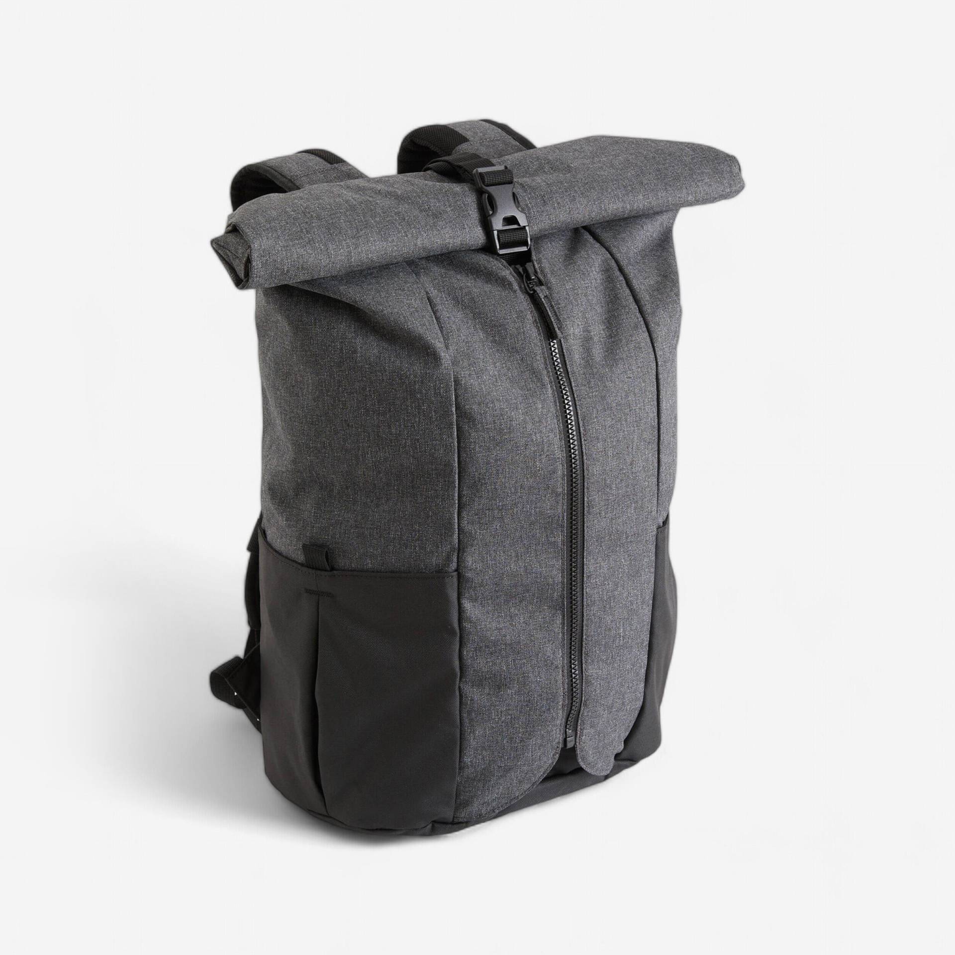 Rucksack für Yogamatte - grau/schwarz Rucksack für Yogamatte - grau/schwarz von KIMJALY