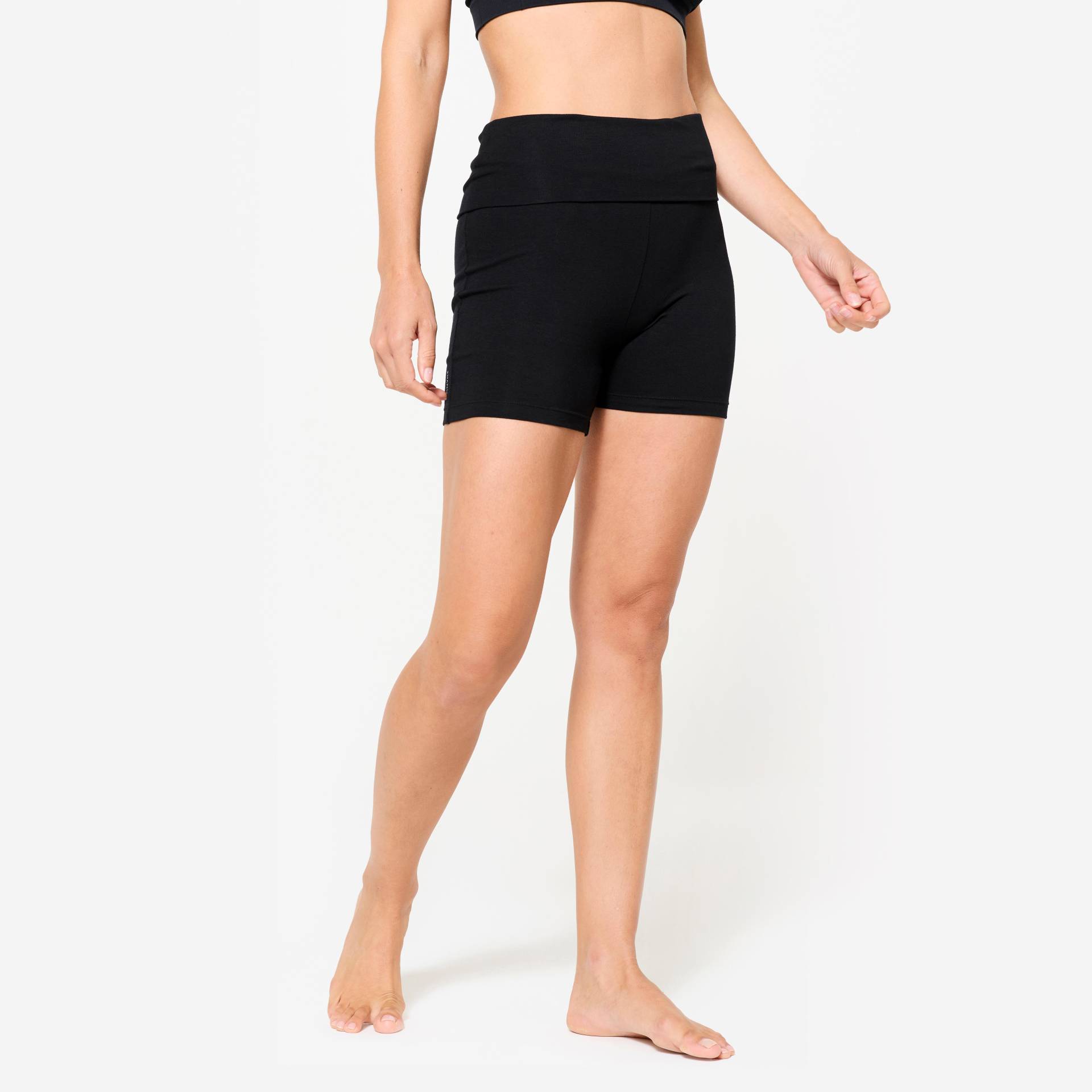 Shorts sanftes Yoga Damen - ultraschwarz Shorts sanftes Yoga Damen - ultraschwarz von KIMJALY