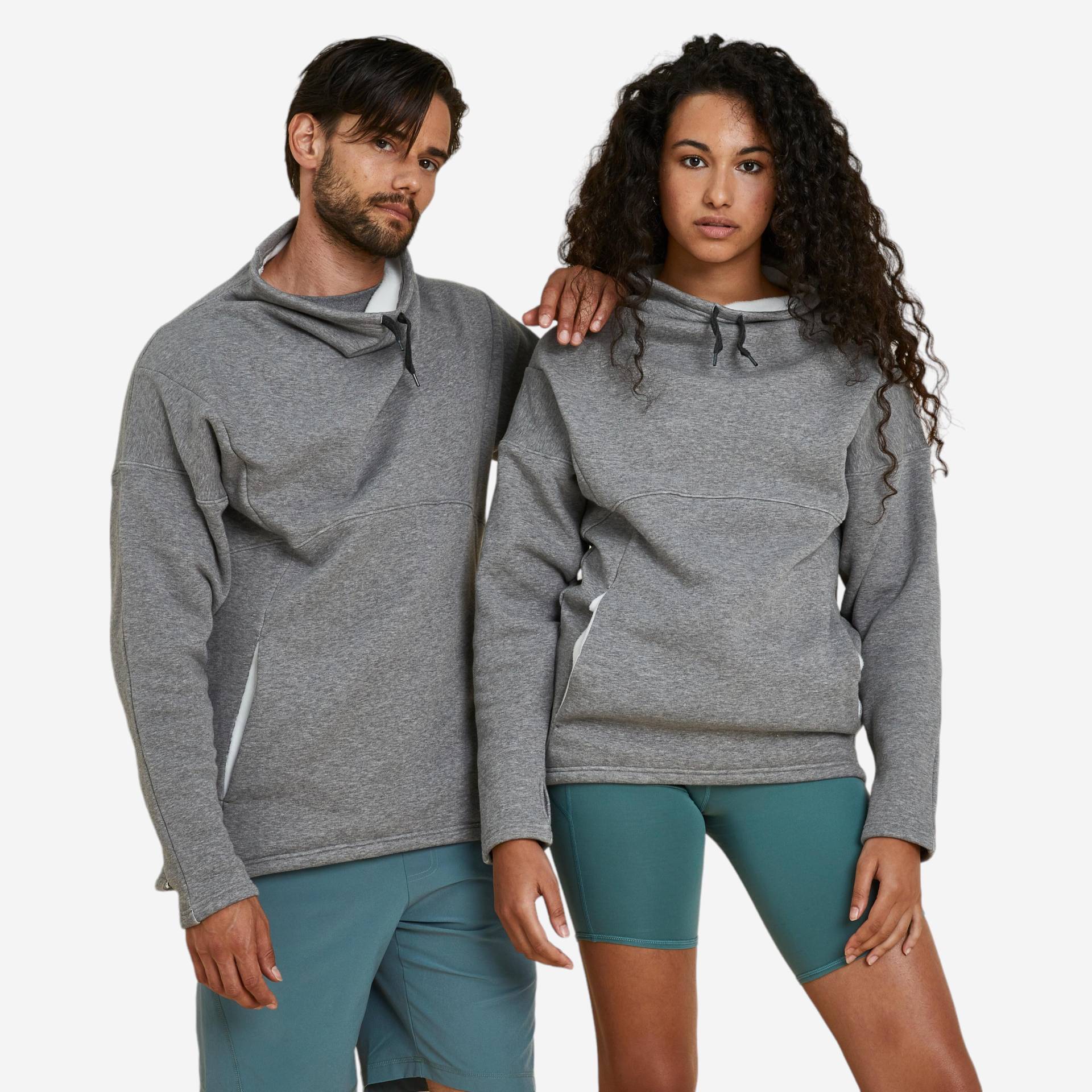 Yoga Sweatshirt warm - grau von KIMJALY