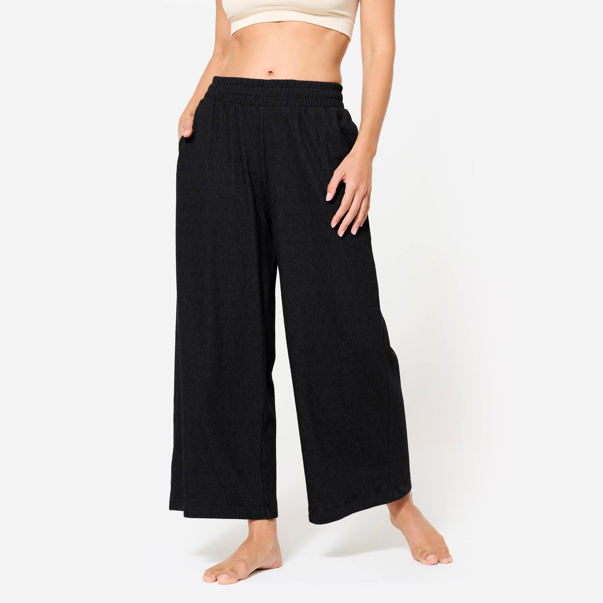 Yoga Hose Damen Retreat - graphitschwarz Yoga Hose Damen Retreat - graphitschwarz von KIMJALY