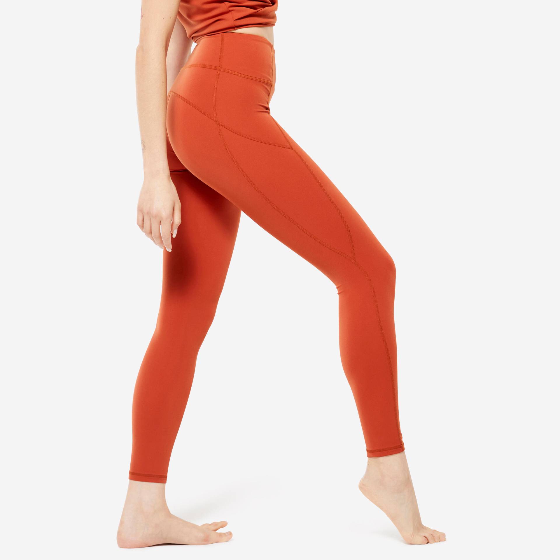 Yoga Leggings Damen - Premium mahagoni von KIMJALY