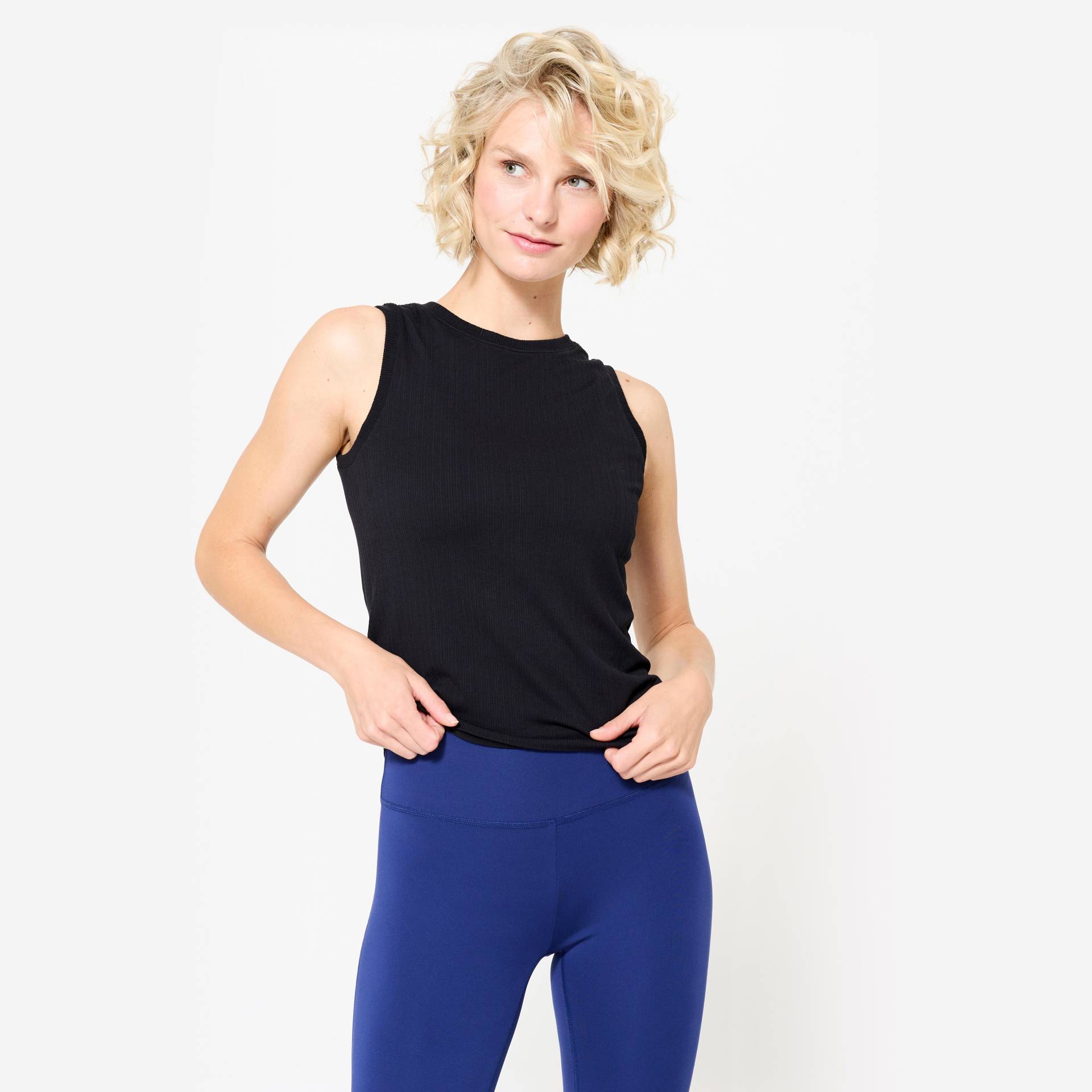 Yogatop Damen elastisch - graphitschwarz Yogatop Damen elastisch - graphitschwarz von KIMJALY
