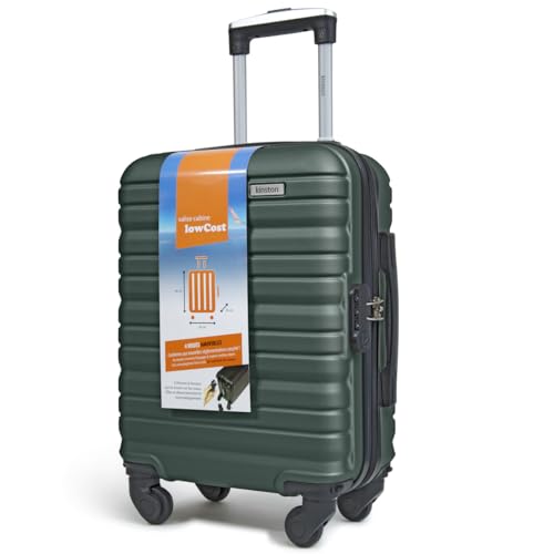 KINSTON Kabinenkoffer für EasyJet mit 4 abnehmbaren Rädern - LowCost Größe - Leichtes und langlebiges Handgepäck mit schwenkbaren abnehmbaren Rädern - Grün KINSTON Kabinenkoffer für EasyJet mit 4 abnehmbaren Rädern - LowCost Größe - Leichtes und langlebiges Handgepäck mit schwenkbaren abnehmbaren Rädern - Grün von KINSTON