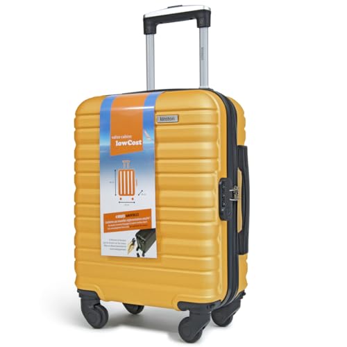 Kinston Kabinenkoffer für EasyJet mit 4 abnehmbaren Rädern - LowCost Größe - Leichtes und langlebiges Handgepäck mit schwenkbaren abnehmbaren Rädern - Gelb Kinston Kabinenkoffer für EasyJet mit 4 abnehmbaren Rädern - LowCost Größe - Leichtes und langlebiges Handgepäck mit schwenkbaren abnehmbaren Rädern - Gelb von KINSTON