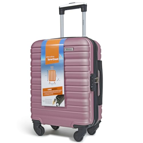 Kinston Kabinenkoffer für EasyJet mit 4 abnehmbaren Rädern - LowCost Größe - Leichtes und langlebiges Handgepäck mit schwenkbaren abnehmbaren Rädern - Rosa Kinston Kabinenkoffer für EasyJet mit 4 abnehmbaren Rädern - LowCost Größe - Leichtes und langlebiges Handgepäck mit schwenkbaren abnehmbaren Rädern - Rosa von KINSTON