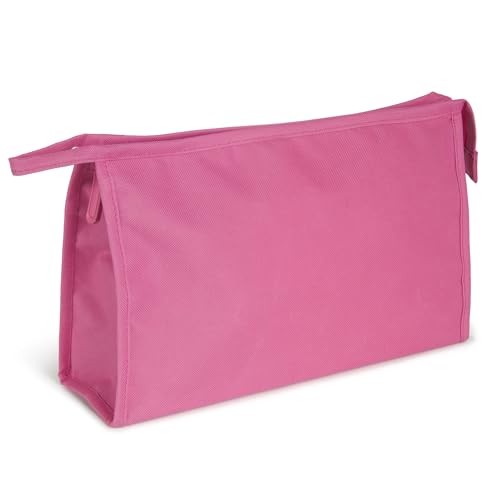 Kinston Große wasserdichte Kulturtasche aus Textil, Kosmetiktasche für Reisen - Rosa, Kulturbeutel Organizer Kinston Große wasserdichte Kulturtasche aus Textil, Kosmetiktasche für Reisen - Rosa, Kulturbeutel Organizer von KINSTON
