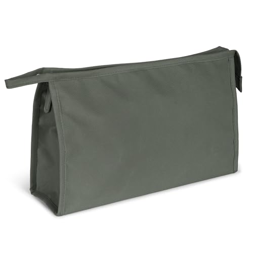 Kinston Große wasserdichte Kulturtasche aus Textil, Kosmetiktasche für Reisen - Grau, Kulturbeutel Organizer Kinston Große wasserdichte Kulturtasche aus Textil, Kosmetiktasche für Reisen - Grau, Kulturbeutel Organizer von KINSTON