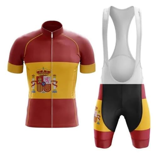 KINTPP Radtrikot Herren Kurzarm Fahrradbekleidung Set Herren Radtrikot Set Atmungsaktiv Fahrrad Trikot Hose Set Fahrrad Rennrad von KINTPP