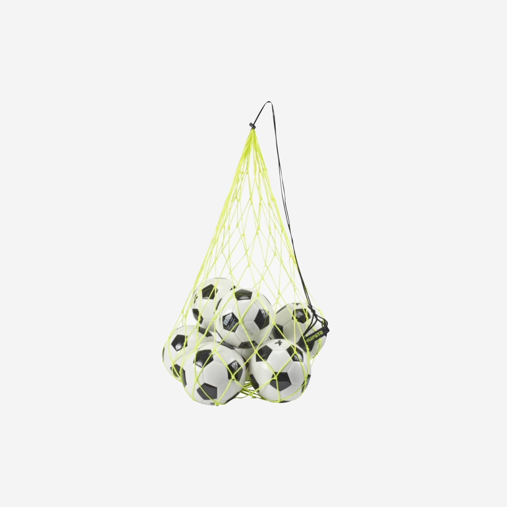 Ballnetz für 10 bis 14 Bälle schwarz/gelb Ballnetz für 10 bis 14 Bälle schwarz/gelb von KIPSTA