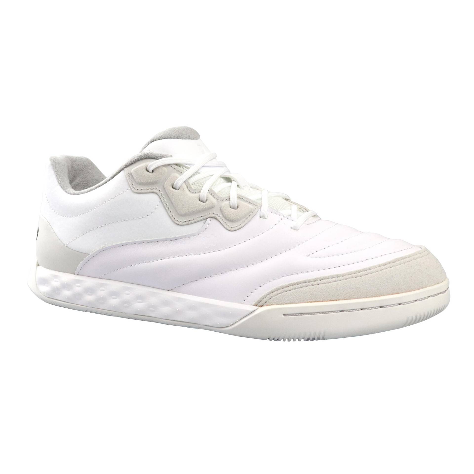 Damen/Herren Fußball Hallenschuhe Futsal Leder ‒ Eskudo Pro weiß Damen/Herren Fußball Hallenschuhe Futsal Leder ‒ Eskudo Pro weiß von KIPSTA